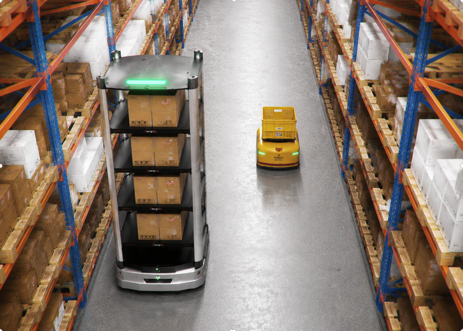 Sangely WMS smart warehousing and manufacturing logistics illustration 1